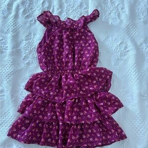 The Children’s Place Purple Ruffled Kids Dress 7/8